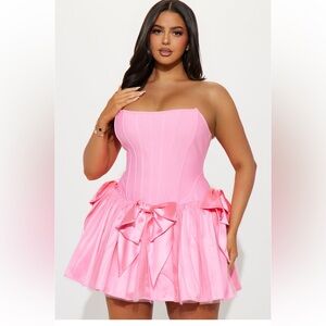 Fashion Nova Make It Coquette Bandage Mini Dress